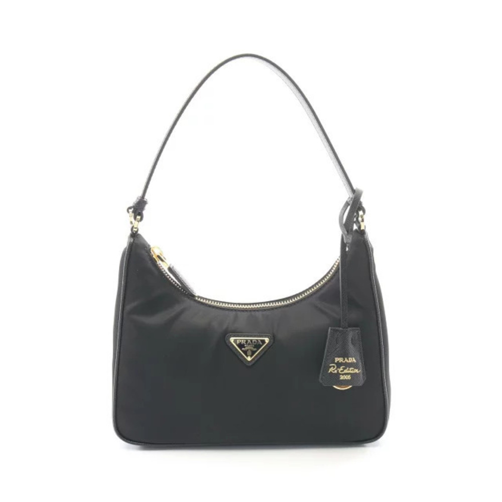 Prada Re Edition Re Bag Handbag Saffiano Leather Black